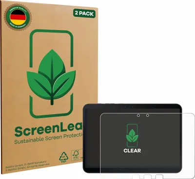 Produktbild von 2x ScreenLeaf Schutzfolie für Samsung Galaxy Tab Active 5 Pro nachhaltiger Displayschutz Display Schutz Folie Klar Transparent