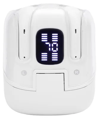 Image de Écouteurs sans fil 4 en 1, stéréo HIFI, réduction de bruit, avec Bluetooth, indicateur de batterie et étui de chargement, pour écouter de la musique