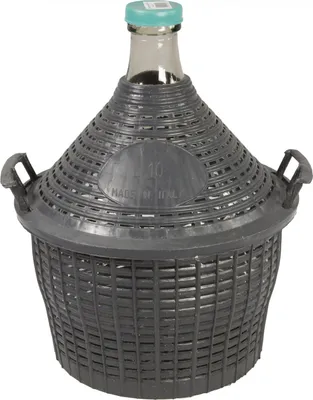 Produktbild von Glasflasche mit kleinem, gelochtem Hals 5 Liter - Duhalle