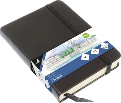 Image de carnet de croquis kangaroPolyuréthaneHardcover DIN A6 noir 80 feuilles
