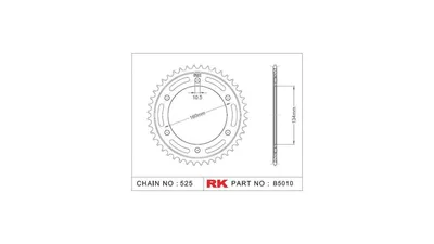Immagine prodotto di Pignone RK 525 41T acciaio argento