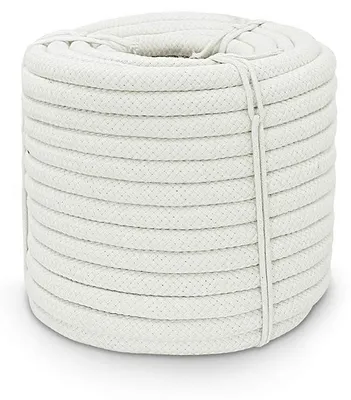 Baumwollseil 10mm x 30m, geflochten, für Makramee & DIY