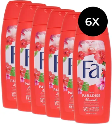 Productafbeelding van 6x Douchegel Paradise Moments (250 ml)