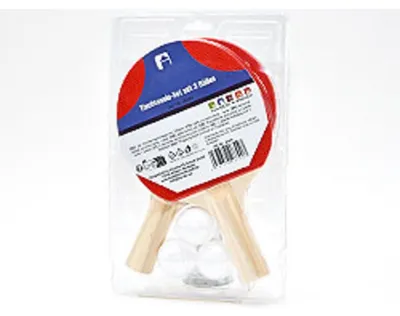 Obrázok produktu pre Súprava na stolný tenis s 3 loptičkami na dvojitom blistri