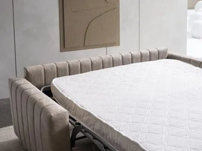 Produktbild von Schlafsofa Klappcouch 2-Sitzer Schlaffunktion + Bettkasten Couch Sofa Klappsofa