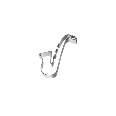 Obrázok produktu pre Birkmann vykrajovač na sušienky saxofón, vykrajovač na sušienky, vykrajovač na sušienky, tvar sušienky, nerezová oceľ, 8 cm, 198067