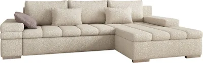 Produktbild von MIRJAN24 Ecksofa Bangkok Premium, Eckcouch mit Bettkasten und Schlaffunktion (Abriamo 03 + Abriamo 11, Seite: Rechts)