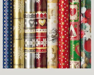 Produktbild von ZÖWIE Geschenkpapier mit Weihnachtsmotiven 5mx70cm