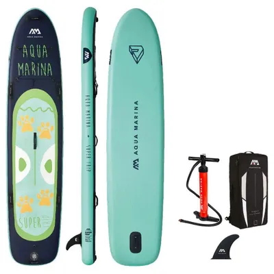 Produktbild von Aqua Marina Super Trip 12´2´´ Aufblasbares Paddle-surf-set Blau 370.8 cm / 82 cm Blau 370.8 cm