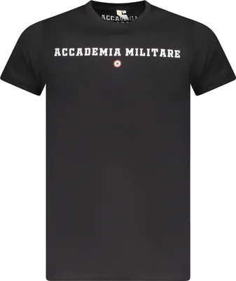 Image de Tee shirt manches courtes Akademia contraste col rond impression logo TShirt : Taille - XL Taille : XL
