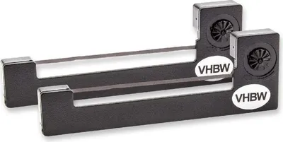 Produktbild von vhbw 2x Farbband Schriftband kompatibel mit C.Itoh 150 Nadeldrucker, Bondrucker - Schwarz
