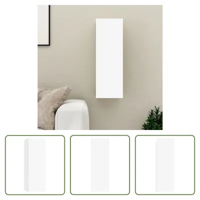 Produktbild von The Living Store TV-Schrank Weiß 30,5x30x90 cm Holzwerkstoff