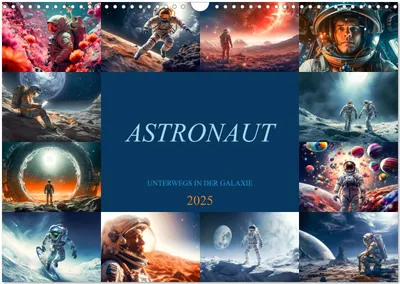 Produktbild von Astronaut - Unterwegs in der Galaxie (Wandkalender 2025 DIN A3 quer), CALVENDO Monatskalender
