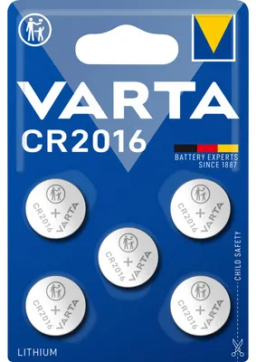 Produktbild von Varta 6016101415, Einwegbatterie, Lithium, 3 V, 5 Stück(e), 87 mAh, Mehrfarbig