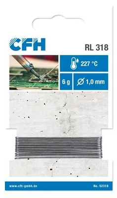 Produktbild von CFH Radiolot RL 318 bleifrei 6 g