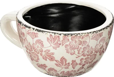 Produktbild von Blumentopf Tasse Keramik Vintage-Deko für Pflanzen