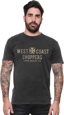 Immagine prodotto di West Coast Choppers Eagle Vintage Kurzarm-t-shirt Grau 2XL Mann Grau 2XL