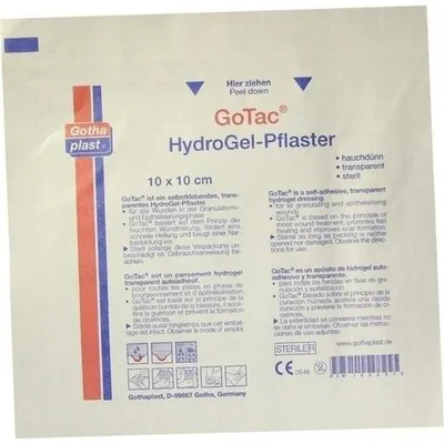 Productafbeelding van GOTAC HydroGel-pleister L, 10x10 cm, steriel