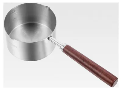 Produktbild von Kleine Edelstahl-Bratpfanne mit hitzebeständigem Antihaftboden und sicherem Griff zum Braten von Eiern und vielseitigem Kochen zu Hause