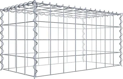 Produktbild von Anbaugabione Typ 3 80 cm x 40 cm x 40 cm (L x H x T), Maschenweite 10 cm x 10 cm, Spirale