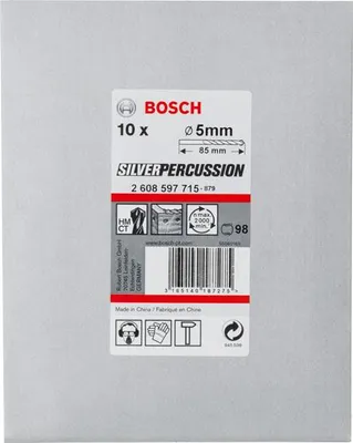 Produktbild von Betonbohrer CYL-3, 5 x 50 x 85 mm, d 4,5 mm, 10er-Pack