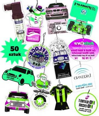 Produktbild von 50 Stück Autodüfte Mix Aus Designs Und Düften