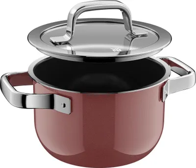 Obrázek produktu pro Fusiontec Mineral Pro, hrnec s poklicí, 16 cm, růženín
