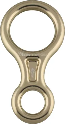 Alu Abseilachter CLASSIC von Aliens; aus Aluminium; mit zwei großen Öffnungen für das Abseilen.