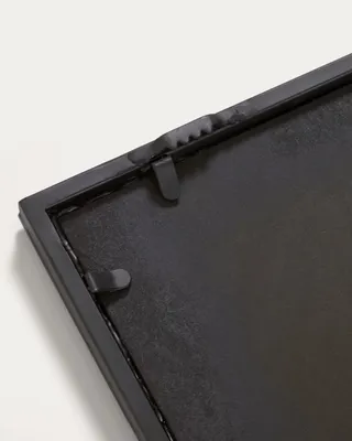 Produktbild von Spiegel Ulrica 100 x 160 x 2,5 cm Glas, Metall Schwarz Wohnzimmer Eingang Flur