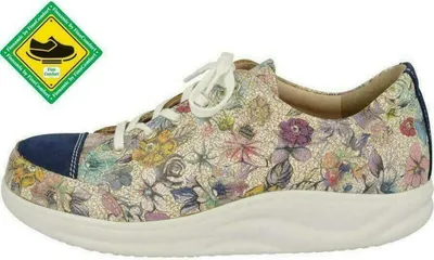 Produktbild von Finn Comfort, Ikebukuro, Damen, Schnürer, Bunt, Leder, Wechselfußbett - Damenschuhe Sneaker, Mehrfarbig