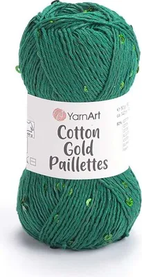 Obrázek produktu pro Bavlněná příze Gold Paillettes 5 x 50 g 7114