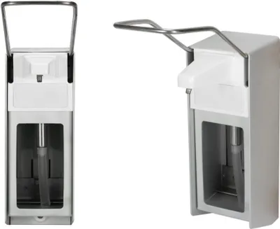 Produktbild von 1 Desinfektionsspender Alu 1000 ml Euronorm - LH - Alufront - Edelstahlpumpe