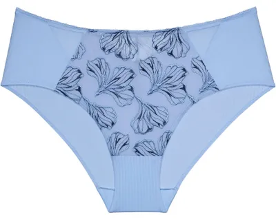 Produktbild von Triumph Wild Iris Florale, Unterhosen, Hochgeschnittener Slip, Erwachsener, Weiblich, Blau, Highwaist fit