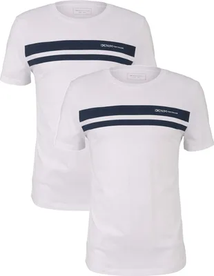Produktbild von TOM TAILOR 2-er Set Basic T-Shirts Größe: S