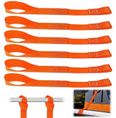 Immagine prodotto di Cinghie di fissaggio, 6 pezzi, 430 x 38 mm, poliestere, capacità di carico 1000 kg