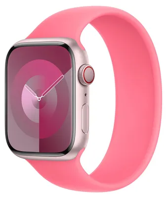 Imagen del producto de Correa de silicona Solo Loop para Apple Watch | 38/40/41/42 mm - Talla 6 - Rosa