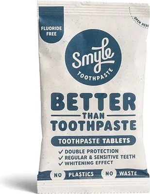Produktbild von Smyle Zahnpastatabletten ohne Fluorid, Nachfüllpackung (65 Stück)