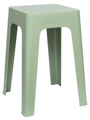 Produktbild von Home Deco Factory Sitzhocker/stuhl - grun - D34 x H47 cm - Stapelbar