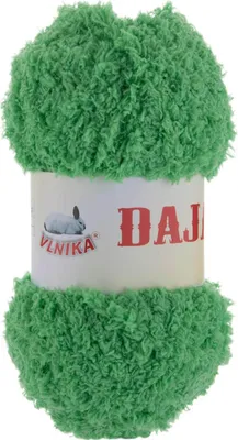 Produktbild von 50g Kuschelgarn Daja Kuschelwolle Chenille-Strickgarn Farbauswahl, Farbe:mittelgrün