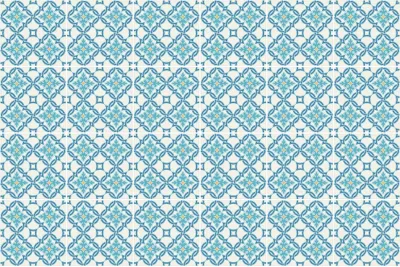 Produktbild von Fliesenaufkleber 15x15 cm – 24 Stück – Selbstklebend – Wasserfest – Pflegeleicht – Hitzebeständig – Für Küche & Bad – Geometrische Blumenmotive