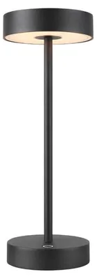 Immagine prodotto di SLV 1007362 VINOLINA, lampada da tavolo ricaricabile a LED IP54, 2700/3000K, TOUCH, nero