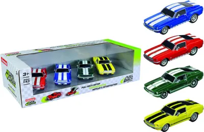 Obrázok produktu pre Carrera Ford Mustang '67 Pack of 4 1:43