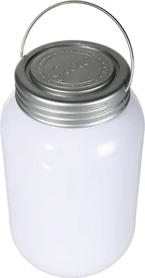 Produktbild von Out of the blue Kunststoff Leuchte, Einmachglas mit 3 farbwechselnden LED, circa 18,5 x 10,5 cm für 3 Micro Batterien AAA 57/9636