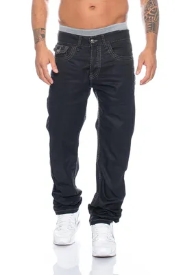 Produktbild von Cipo & Baxx Herren Jeans BJ2950 Schwarz, W33/L34