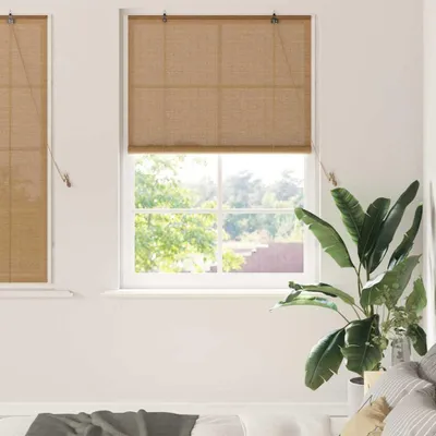 Produktbild von Möbel Fensterjalousien und -schattierungen Hellbraun 100 x 160 cm - Rollos 42006852