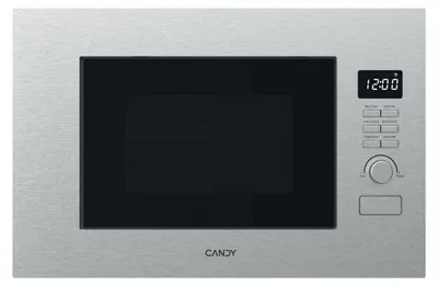 Obrázek produktu pro Candy CA38FL7NWBX, Vestavěné, Mikrovlnná trouba s grilem, 20 l, 850 W, Vestavěný displej, Knoflíky, Otočné