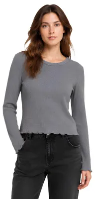Productafbeelding van Promod Damen Crop Top, grijs, casual, maat S