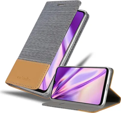 Produktbild von Cadorabo Hülle für Samsung Galaxy A13 5G Schutzhülle in Grau Handy Hülle Etui Book Case Cover