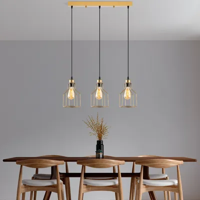 Immagine prodotto di Opviq, Kofý - N-1094-1, lampadario, oro, corpo in metallo, 67 x 17 x 141 cm