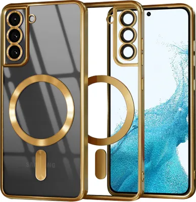 Obrázok produktu pre Techsuit Luxury Crystal MagSafe – puzdro na Samsung Galaxy S22 5G – zlatý